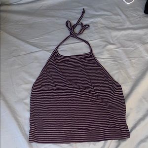 women’s halter crop top
